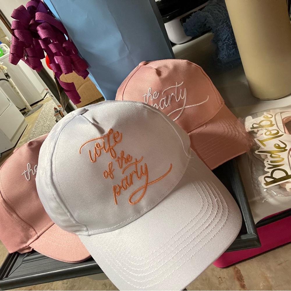 Wedding party hats